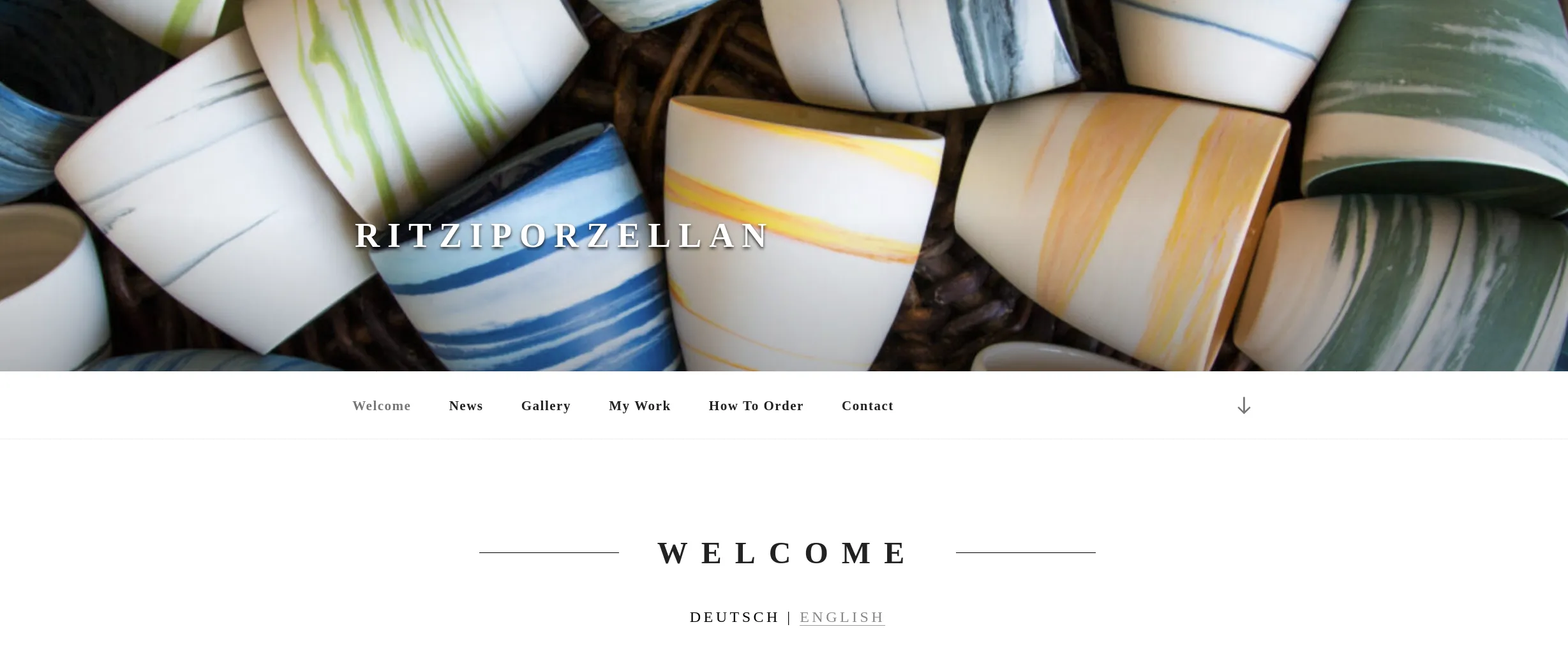 The landing page.