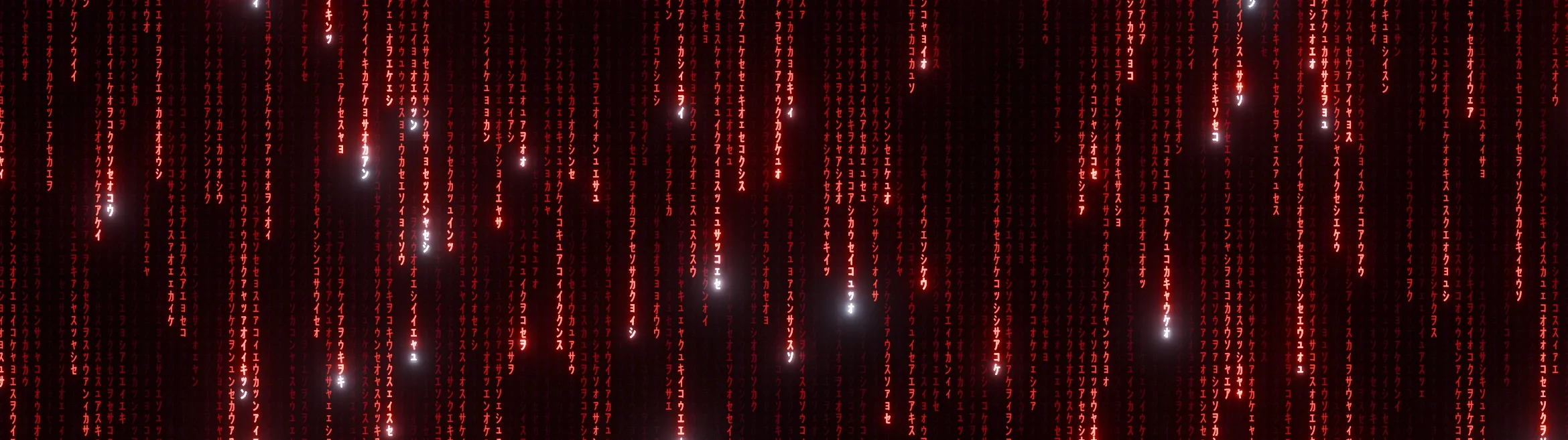 Digital rain, made in Blender.